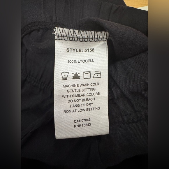 NWT Tahari Women’s Lyocell Soft Wide Leg Comfy Pajama SleepWear Drawstring Pants - Picture 5 of 7